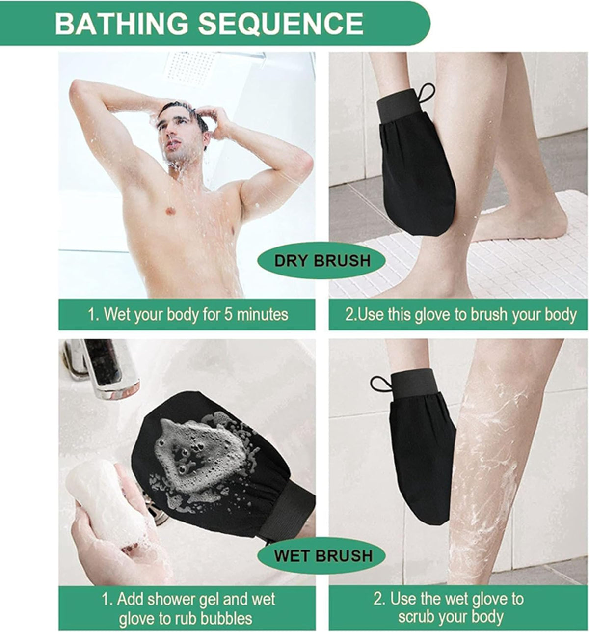 Kessa Exfoliating Glove – Your Gateway to Silky Smooth Skin - ZC | Zero Care