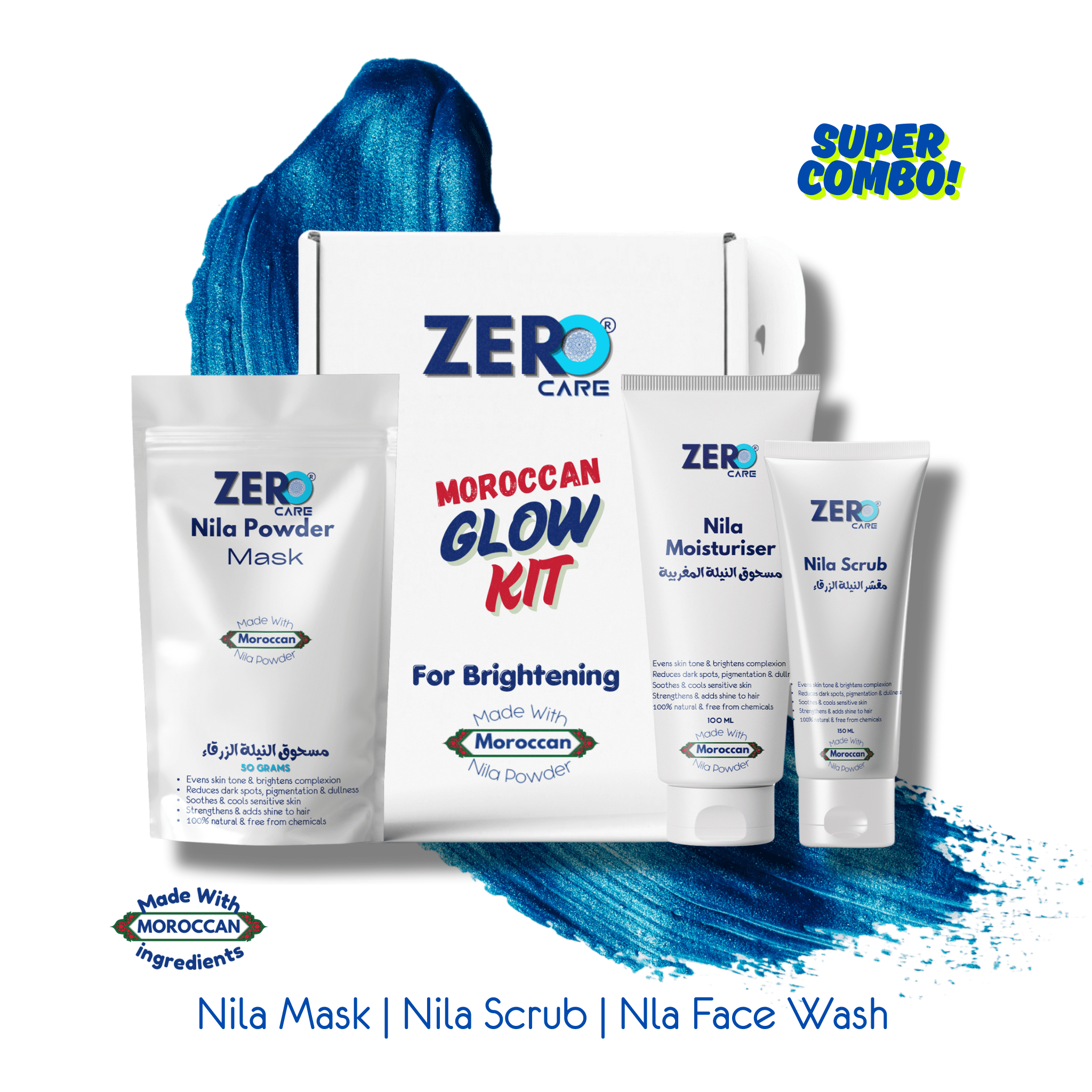 3 in 1 Moroccan Nila Powder Trio Deal - ZC | Zero Care