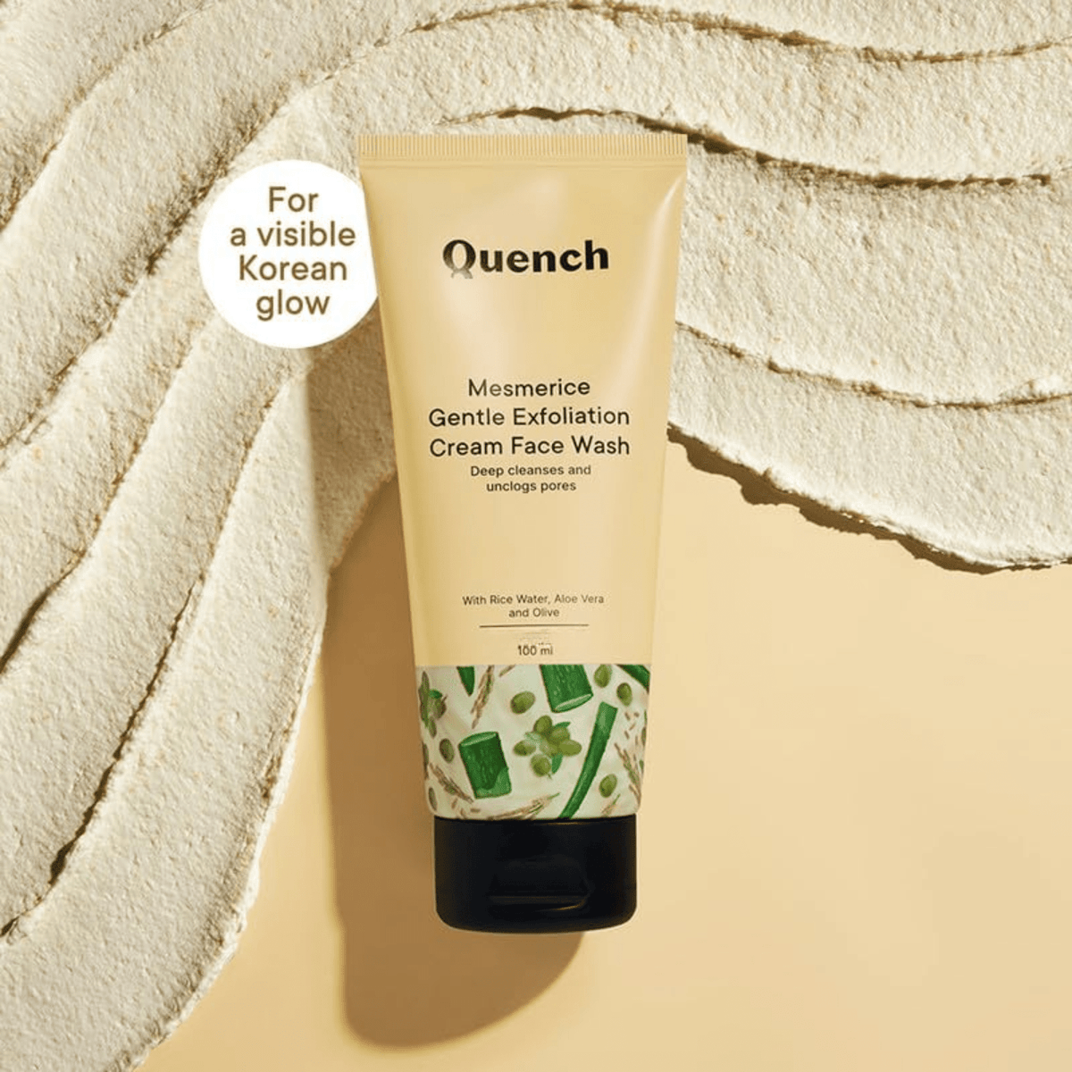 K Glass Face Wash with Rice Water - Brightening Korean Cleanser by Zero Care Pakistan