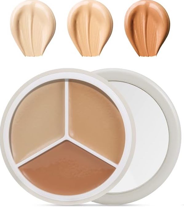 3 In 1 Cream Concealer, Contour, Foundation, Color Corrector