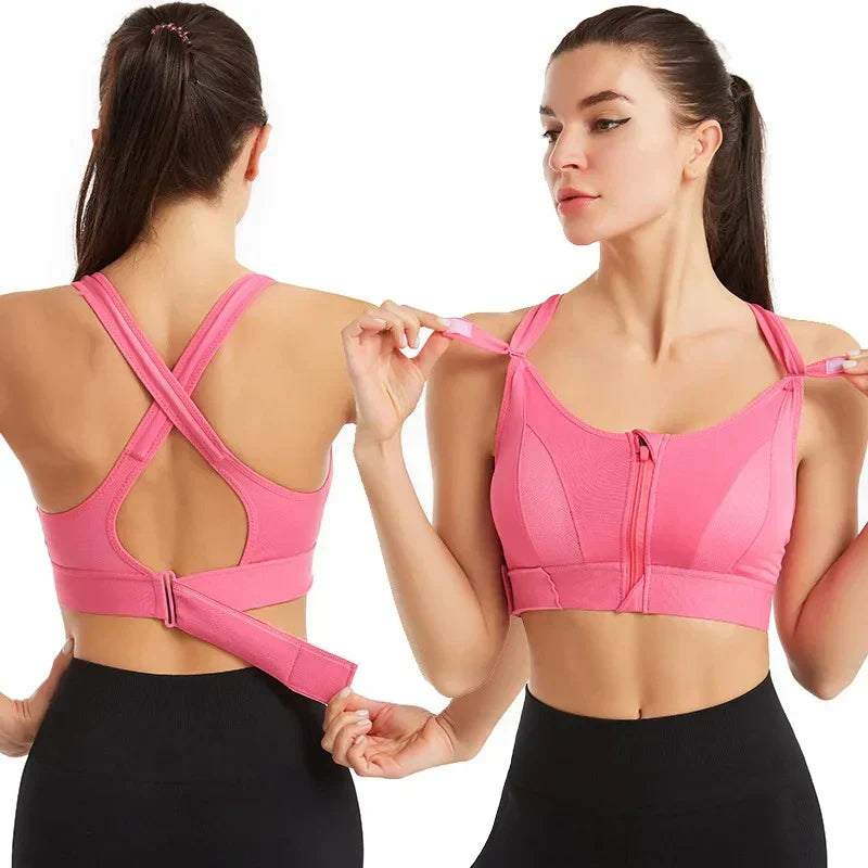 Front Zipper Best Selling Sports Casual or Gym Bra