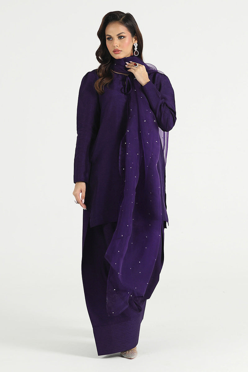 ZC 03 | Purple - Korean Raw Silk