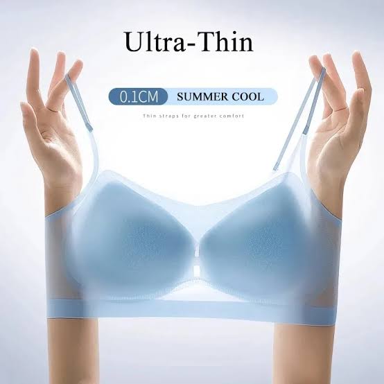 Ultra thin Summer Ice Silk Bra