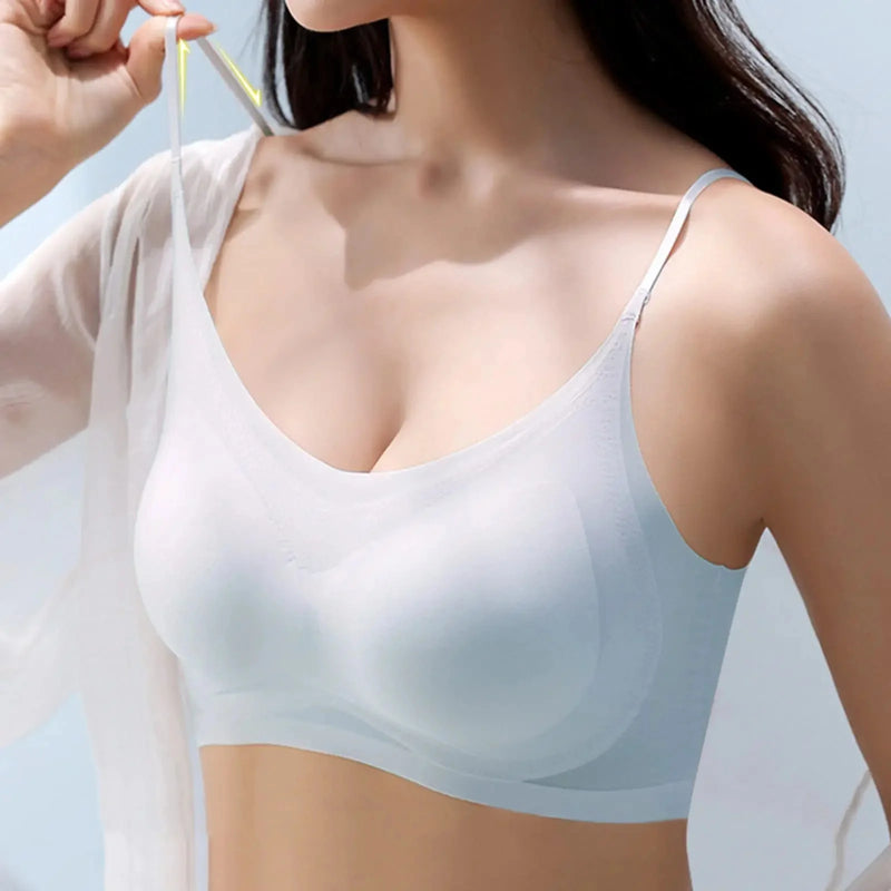 Pack Of 2 | Ultra-thin Seamless Bra Ice Silk Breathable Thin Section Wireless