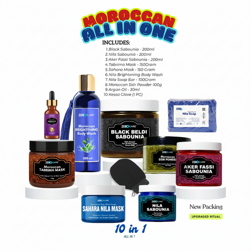 All-in-One Moroccan Hammam Combo