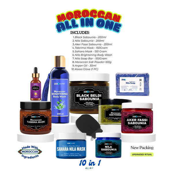 All-in-One Moroccan Hammam Combo